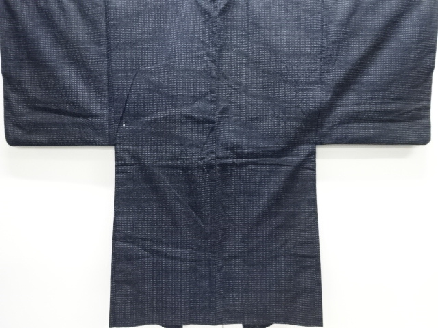 JAPANESE KIMONO / ANTIQUE MENS HAORI / COTTON / KURUME SHOSEI KASURI